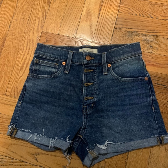 High waisted denim shorts by madewell - Picture 2 of 5